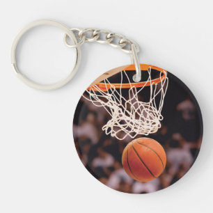 Basketbal scoren sleutelhanger