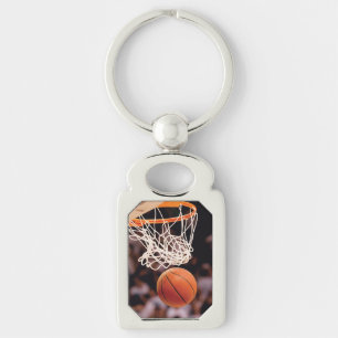 Basketbal scoren sleutelhanger