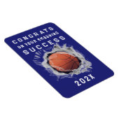 Basketbal Senior 2025 Congrats Magnet Magneet (Rechterzijde)