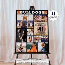 Basketbal Senior Night 11 Fotocollage