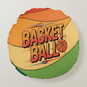 Basketbal sensatie rond kussen