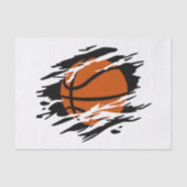 Basketbal Shredded Tissuepapier (Voorkant)