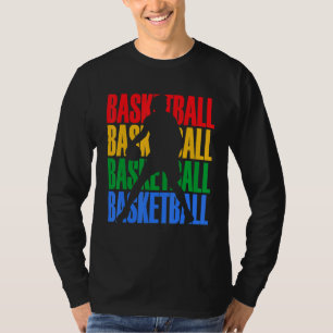 Basketbal Silhouet Bball Speler Coach Sporten Ba T-shirt