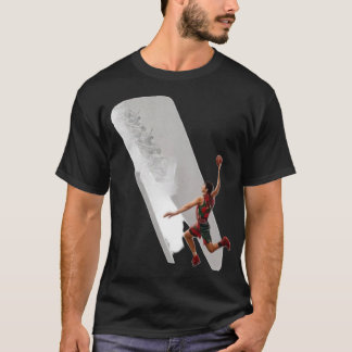 Basketbal Slam Dunk Grafische T-Shirt