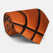 Basketbal Sluiten Uitzicht Aangepast Stropdas (Opgerold)