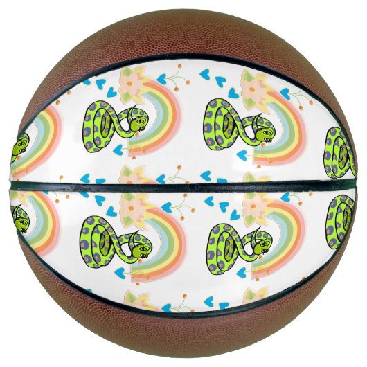 Basketbal Snake Rainbow (Voorkant)