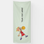 Basketbal Spandoek (Verticaal)