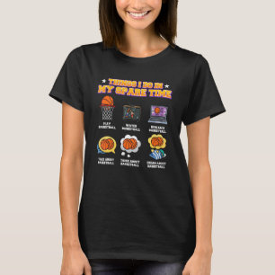 Basketbal Speler Coach Team Dunks T-shirt