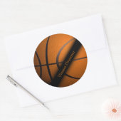Basketbal Sport Gast ID Labels Stickers (Envelop)