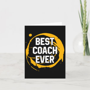 Basketbal Sport Gift Beste coach Elke Verjaardag G Kaart
