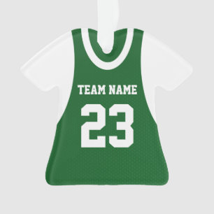 Basketbal Sport Jersey Groen Ornament