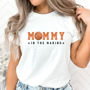 Basketbal Sport Mama in het Making Baby shower T-shirt