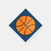 Basketbal Sport Party Verjaardag servetten (Hoek)