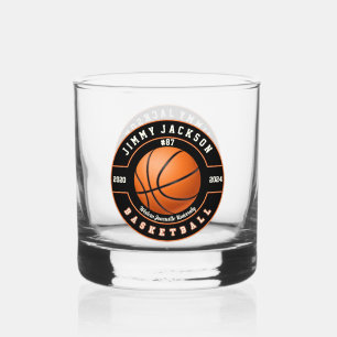 Basketbal Sport Rocks Whiskey Glas Drinkware