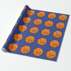 Basketbal Sport Verjaardag Kinderen Inpakpapier