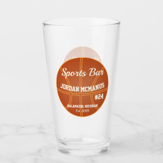 Basketbal Sportbar Bier Drink soda Pint Glas