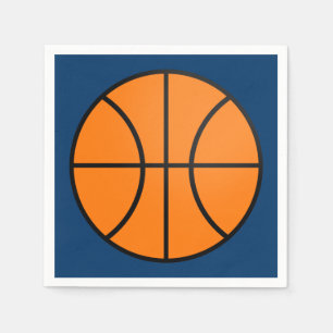 Basketbal sporten verjaardagsfeestje evenement ser servetten