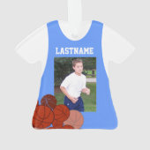 Basketbal sporttrui met foto ornament (achterkant)
