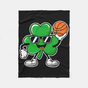 Basketbal St. Patrick's Day Jongens Klaver Kindere Fleece Deken