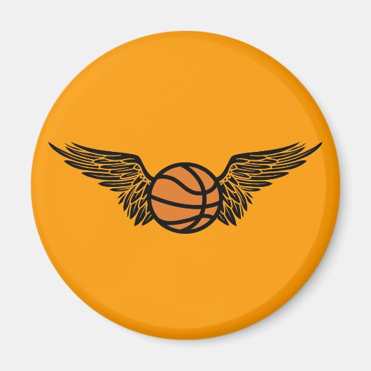 basketbal, stam. magneet (Voorkant)