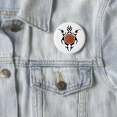 basketbal, stam. ronde button 5,7 cm (In situ)