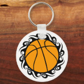 basketbal, stam. sleutelhanger (Voorkant)