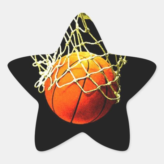 Basketbal Star Stickers (Voorkant)