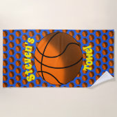 Basketbal strandlaken (Voorkant)