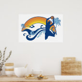 basketbal: summersetz poster (Keuken)