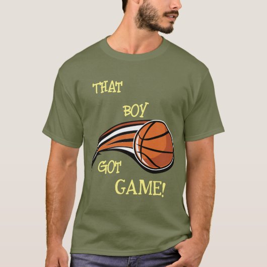Basketbal T-shirt (Voorkant)