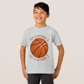 Basketbal T-shirt (Voorkant volledig)