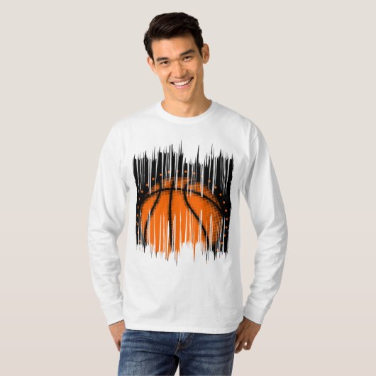 basketbal t-shirt (Voorkant volledig)