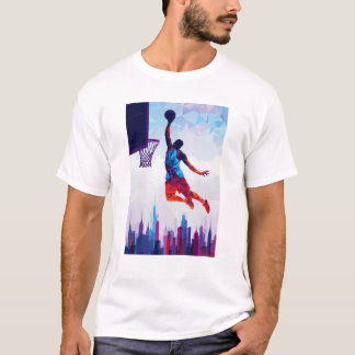 Basketbal - T-shirt - City Scape Dunk