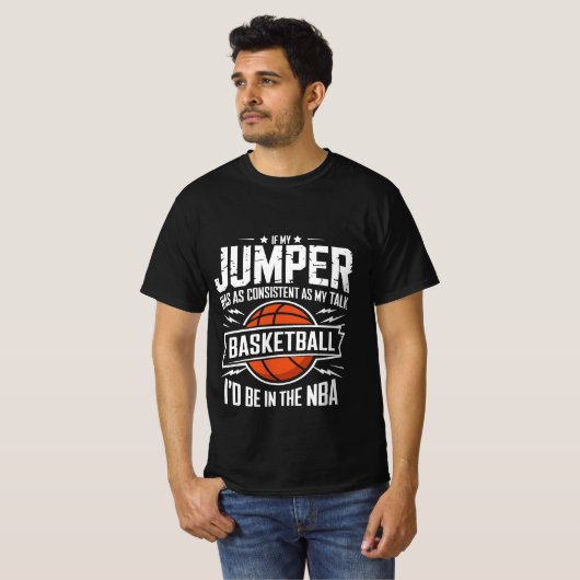 Basketbal T-shirt ontwerp (Voorkant volledig)