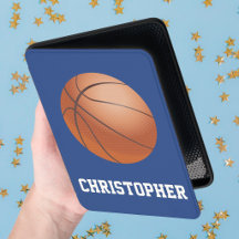 Basketbal Taai Blauwe Gepersonaliseerde Naam