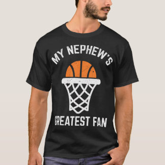 Basketbal tante of oom de grootste fan van mijn ne t-shirt