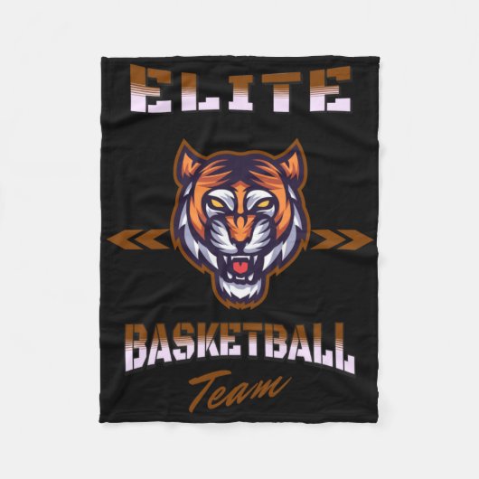 Basketbal Team 1 Fleece Deken (Voorkant)