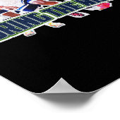 Basketbal Team Minnesota Squad Design 1 Poster (Hoek)