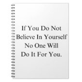 Basketbal Team Quote Motivatie Dagboek Notitieboek (Voorkant)