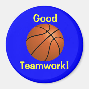 Basketbal Teamwerk Magneet