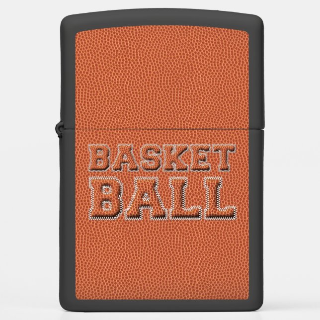 Basketbal Textuur en Tekst (Voorkant)
