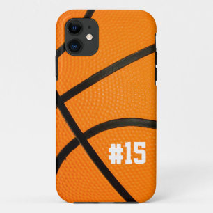 Basketbal textuur gepersonaliseerd # iPhone5 hoesj iPhone 11 Hoesje