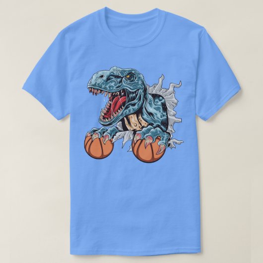 Basketbal trex 1 t-shirt (Design voorkant)
