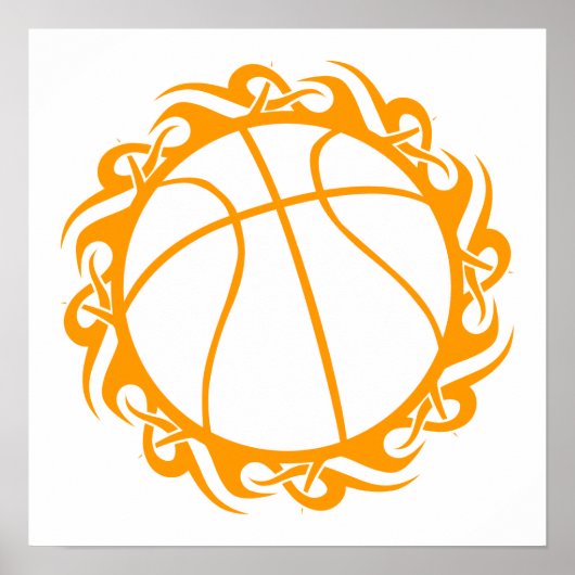 basketbal : tribalz poster (Voorkant)