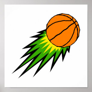 basketbal uitbuiten poster
