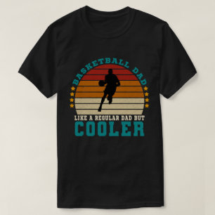 Basketbal vader als een gewone vader, maar cooler t-shirt