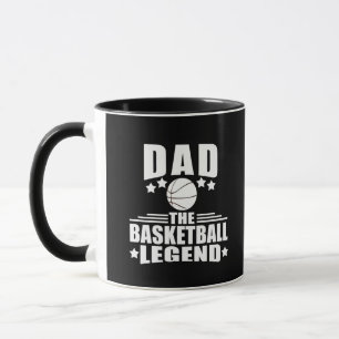 Basketbal vader cadeau mok