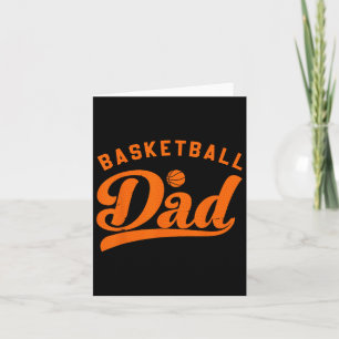 Basketbal Vader Cadeaus Papa Basketbal Vaderdag Kaart