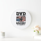 Basketbal vader patriottische vintage gravure T-sh Grote Klok (Huis)