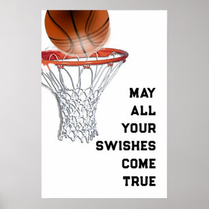 Basketbal Veel Succes Poster